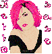 pink haired girl