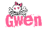Gwen...pink skull