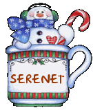 MUG WITH SNOWMAN