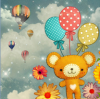bear and balloon