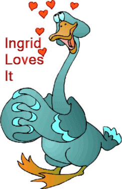 Bird-Ingrid loves it