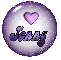 Jenny purple marble
