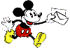 MICKEY WITH A LETTER