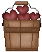 basket full of hearts