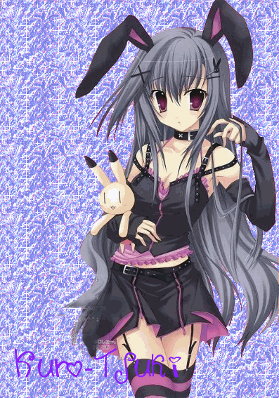 black rabbit girl