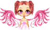 angel,pink wings