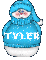 snowman with name tyler
