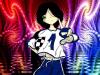 anime girl football black hair
