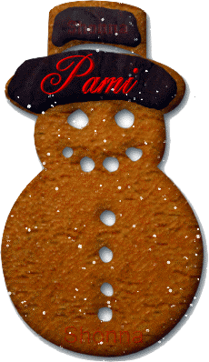 Pami Gingerbread Snowman Cookie