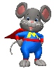 Supermouse Cape Blowing