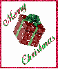 Merry Christmas Present~Red Border