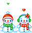 Snow Couple