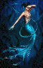 Glitter Blue Mermaid