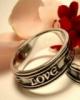 Love engraved ring