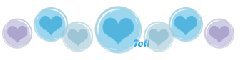 Lavander and Blue gel hearts 1/2