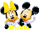 Minnie & Mickey with Mickie