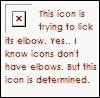 Icon Lick Elbow!
