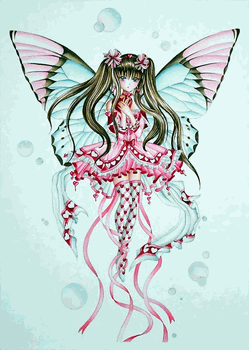 Pink Checkered Fairy