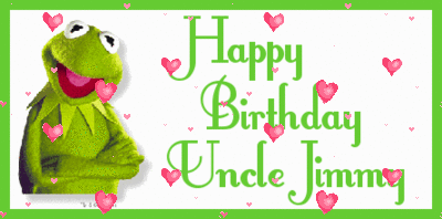 Happy Birthday Uncle Jimmy with hearts