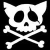 cat pirate skull =3