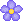 Mini blue flower