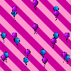 flying balloons bg