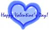 Blue Valentine's Day Heart