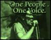 Bob Marley: One people One voice.