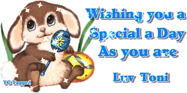 Bunny with a friendship message