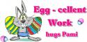 Bunny with eggs with hugs Pami