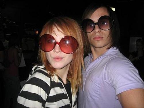Josh Farro and Hayley Williams