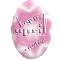 pink easter egg april