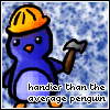 Handier than the average penguin