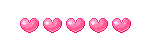 pink heart cute