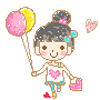 LIL GIRL WITH BALLOONS