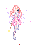 Adorable magic pink Fairy girl!