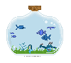 blue aquarium