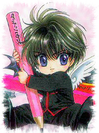 anime guy with pencil