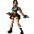 tombraider with guns spinning