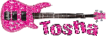 Tosha Pink Guitar