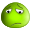 Green Smiley Sad :(