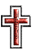 red jesus cross