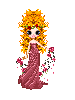 Springtime Goddess with flower garland