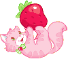 little cat strawberry