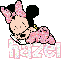 Hazel Sleeping Baby Minnie Mouse