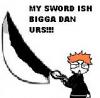 Bleach Ichigos sword is bigga than yours!!!