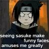 Naruto- Sasuke's Funny Faces 