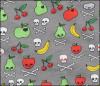 fruits and skulls