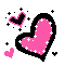 pink & black heart