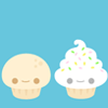cupcake and muffin